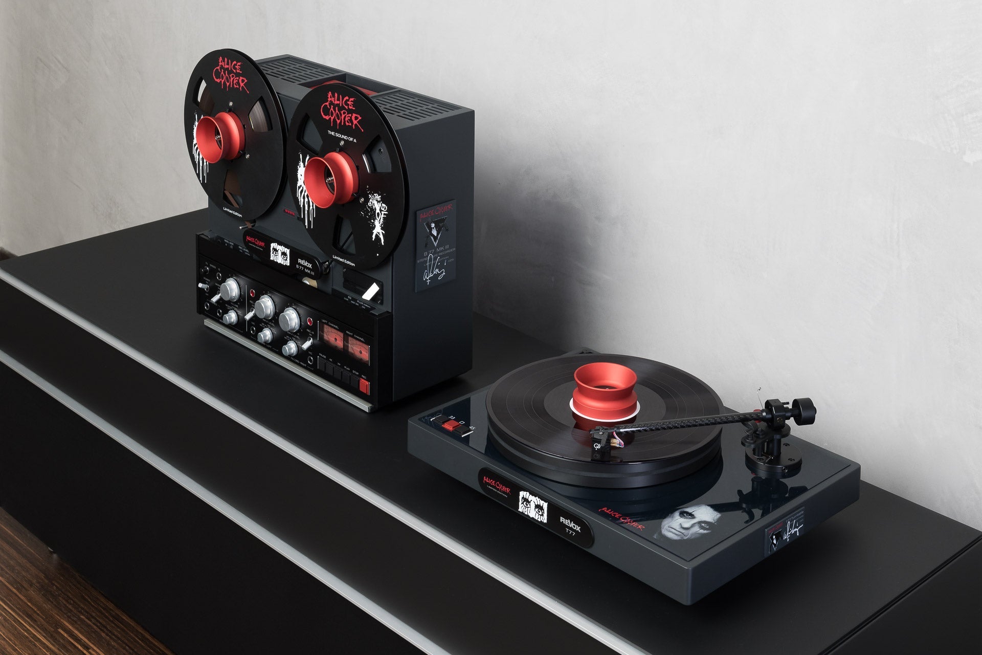 Alice Cooper Limited Edition - Revox B77 & Revox T77