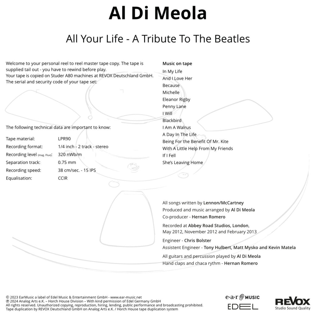 Al Di Meola - All Your Life