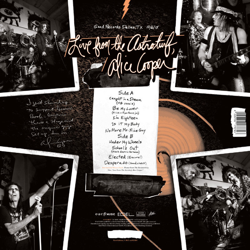Alice Cooper Live From The Astroturf Cover Backside