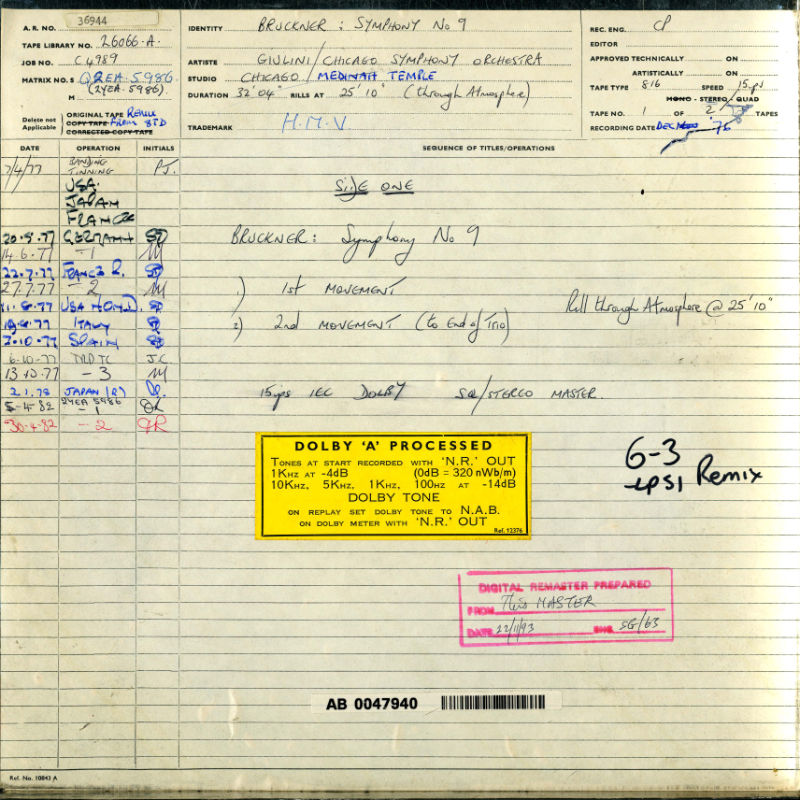 Anton Bruckner - Symphony No. 9