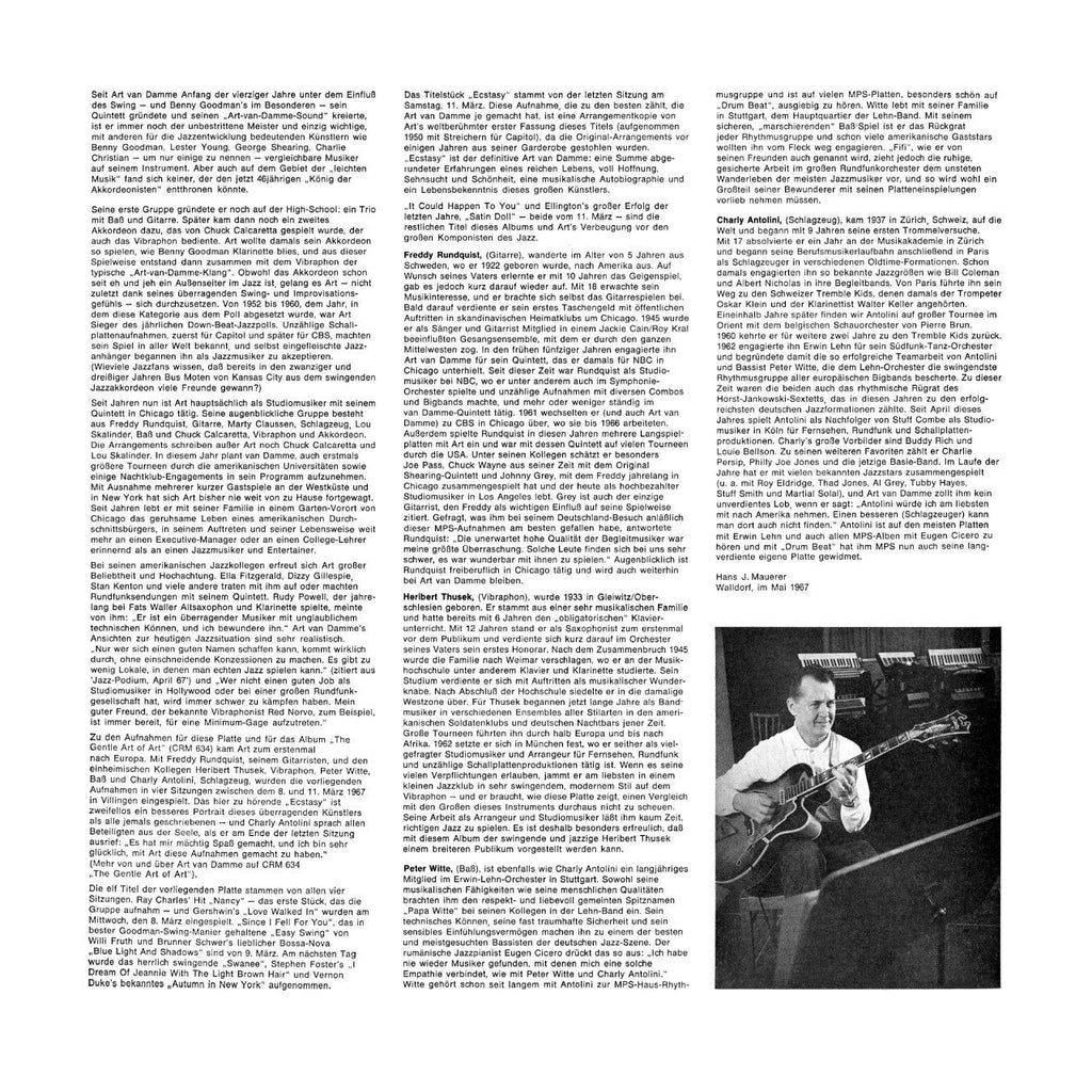 Art Van Damme Ecstasy Inlay 1