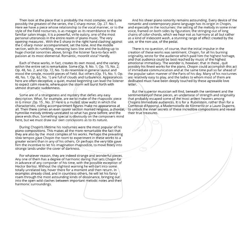 Arthur Rubinstein Chopin The Nocturnes Inlay 2