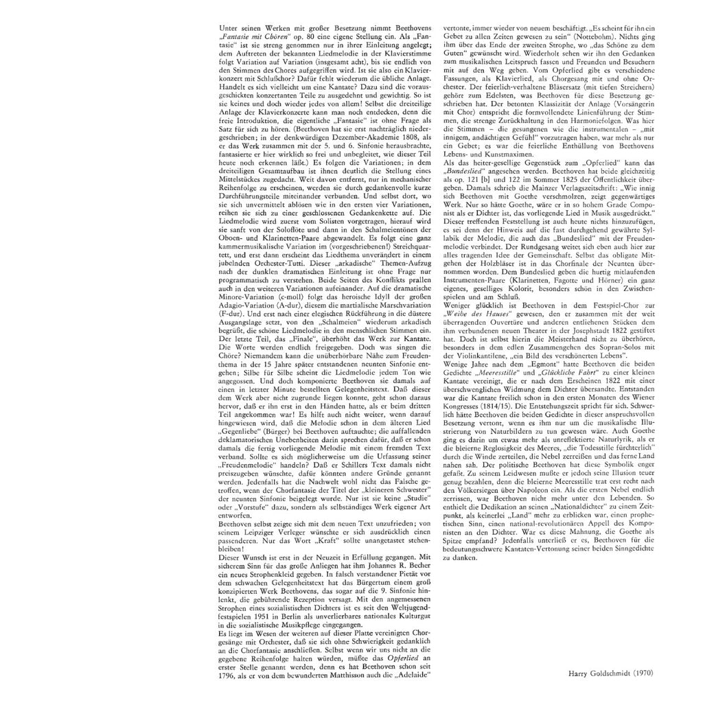 Ludwig van Beethoven Gesamtausgabe Inlay 2