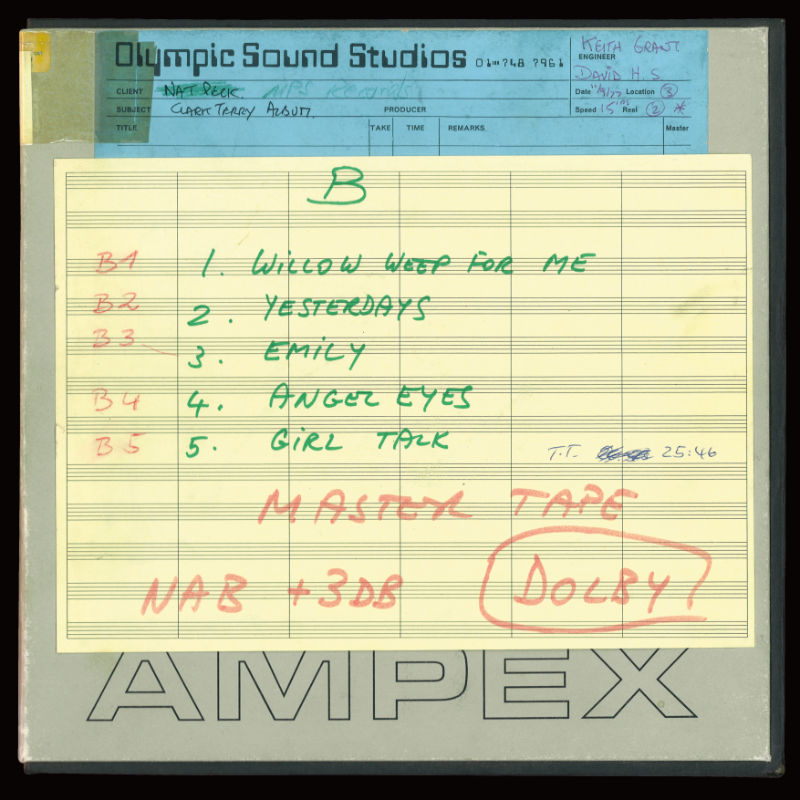 Clark Terry Clark After Dark Original Master Tape 2