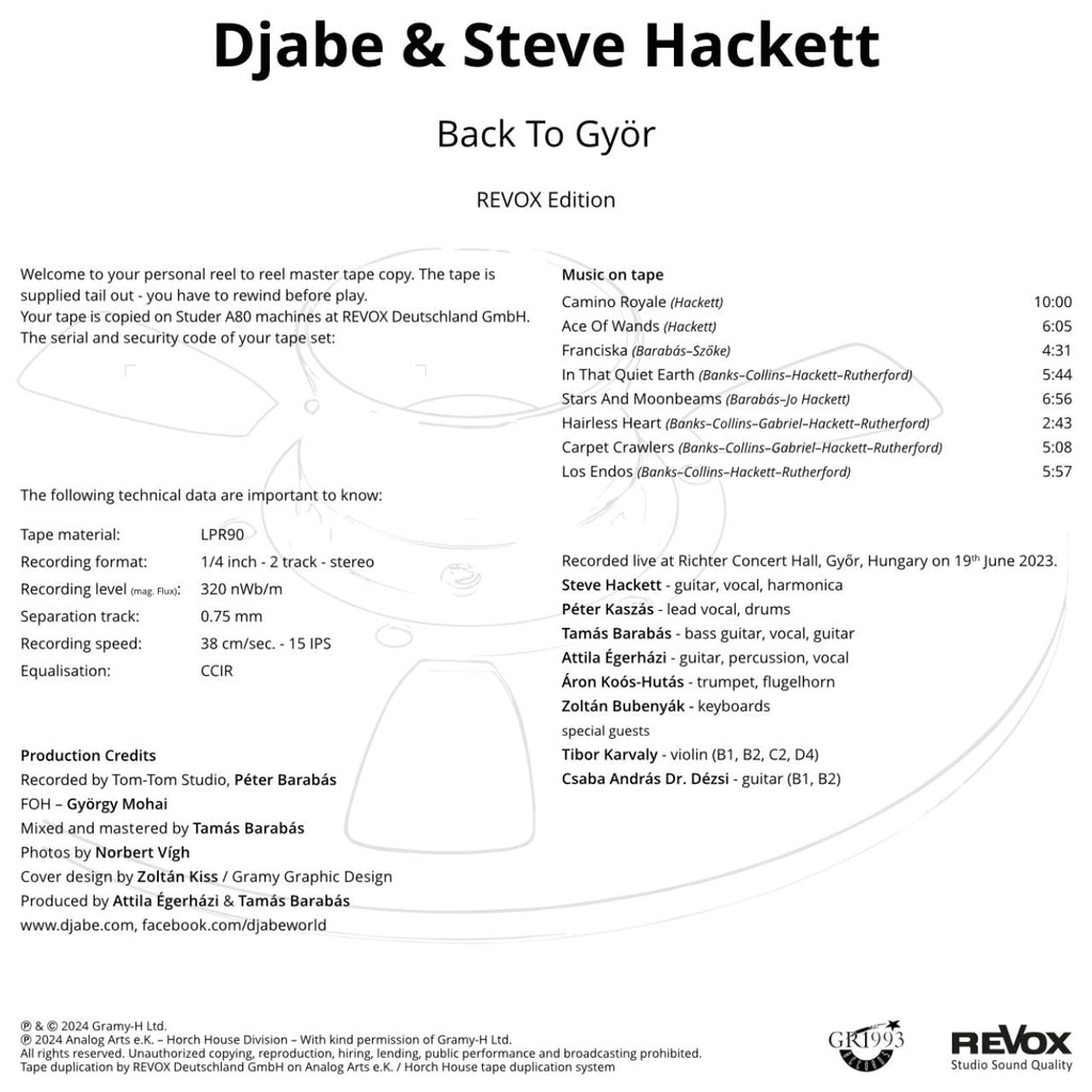 Djabe & Steve Hackett - Back To Györ