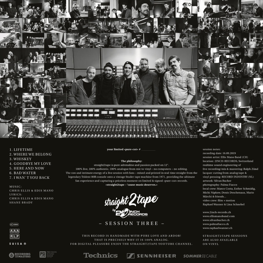 Ellis Mano Band A Lifetime I Want You Back Cover Backside