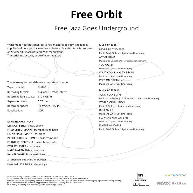 Free Orbit featuring Udo Lindenberg Credits
