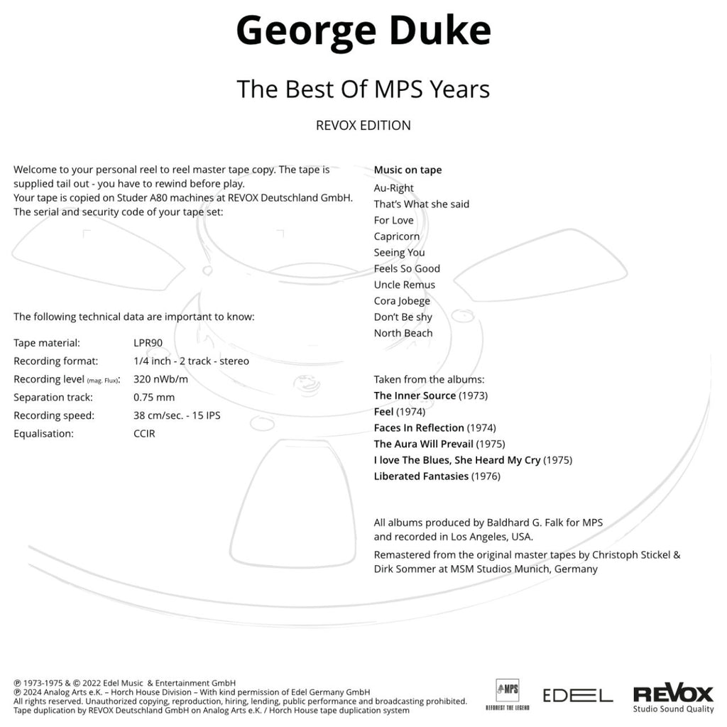 George Duke - The Best Of MPS Years