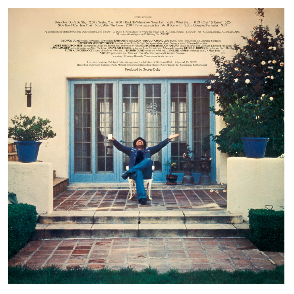 George Duke Liberated Fantasies Cover Backside