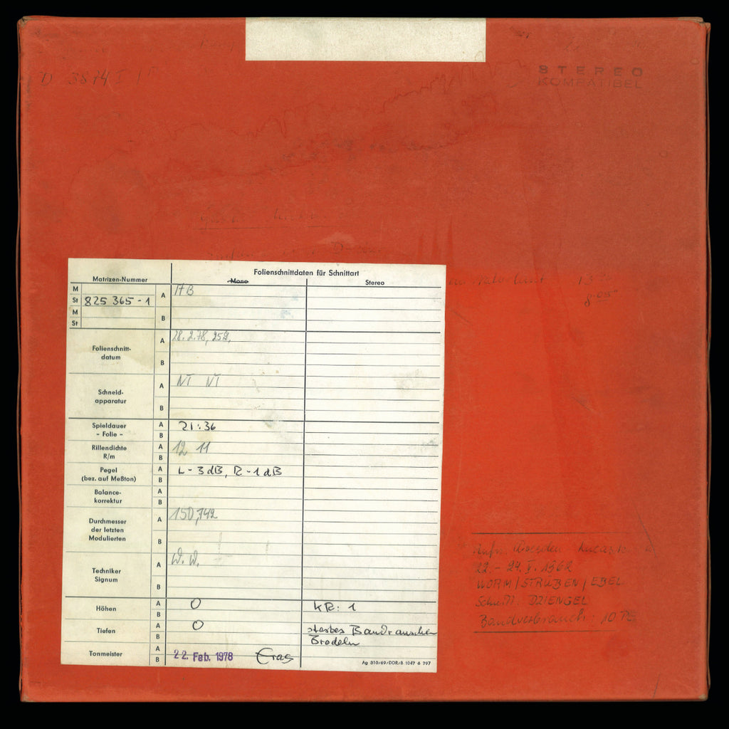 Gustav Mahler Symphony No. 1 Original Master Tape 2