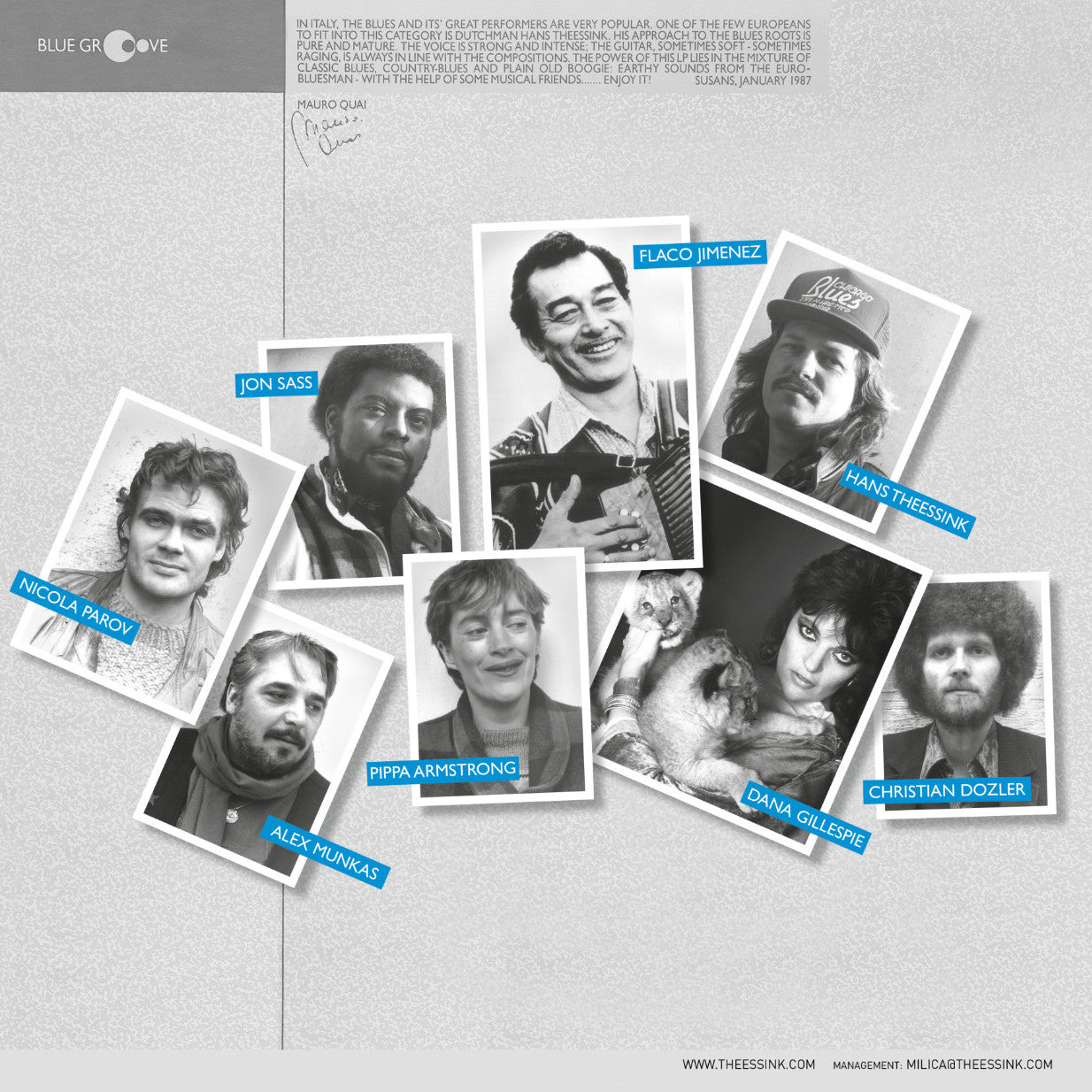 Hans Theessink Baby Wants To Boogie Inlay