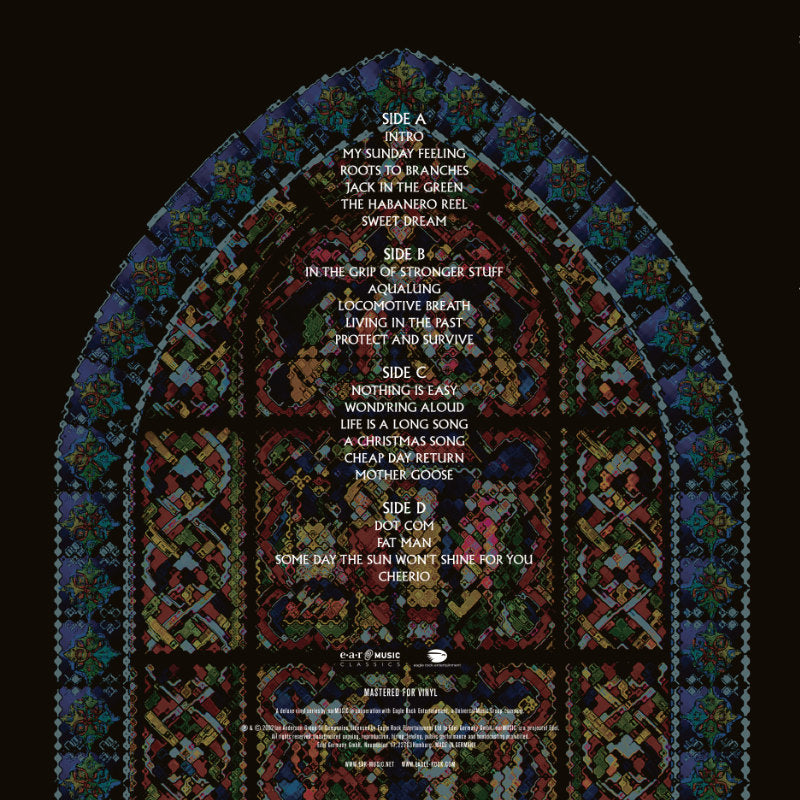 Jethro Tull Living With The Past Live Cover Backside