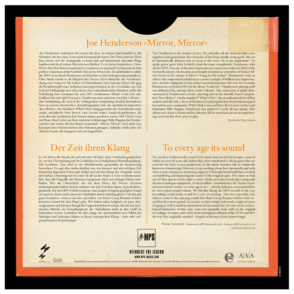 Joe Henderson Chick Correa Mirror Mirror Inlay 1