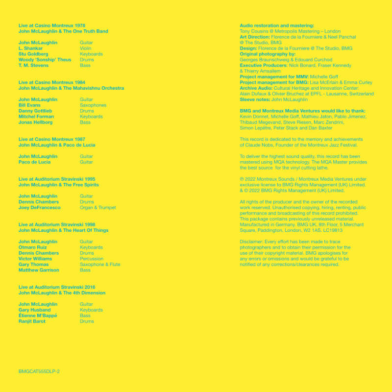 John McLaughlin The Montreux Years Inlay 6