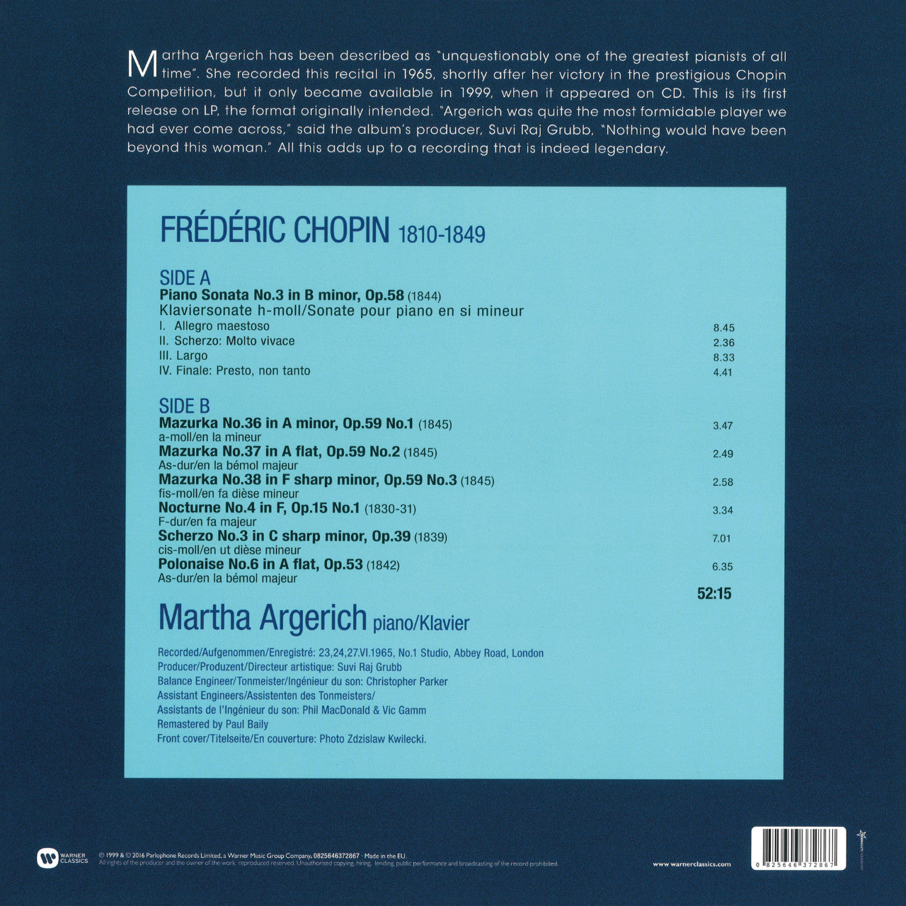Martha Argerich Chopin Cover Backside