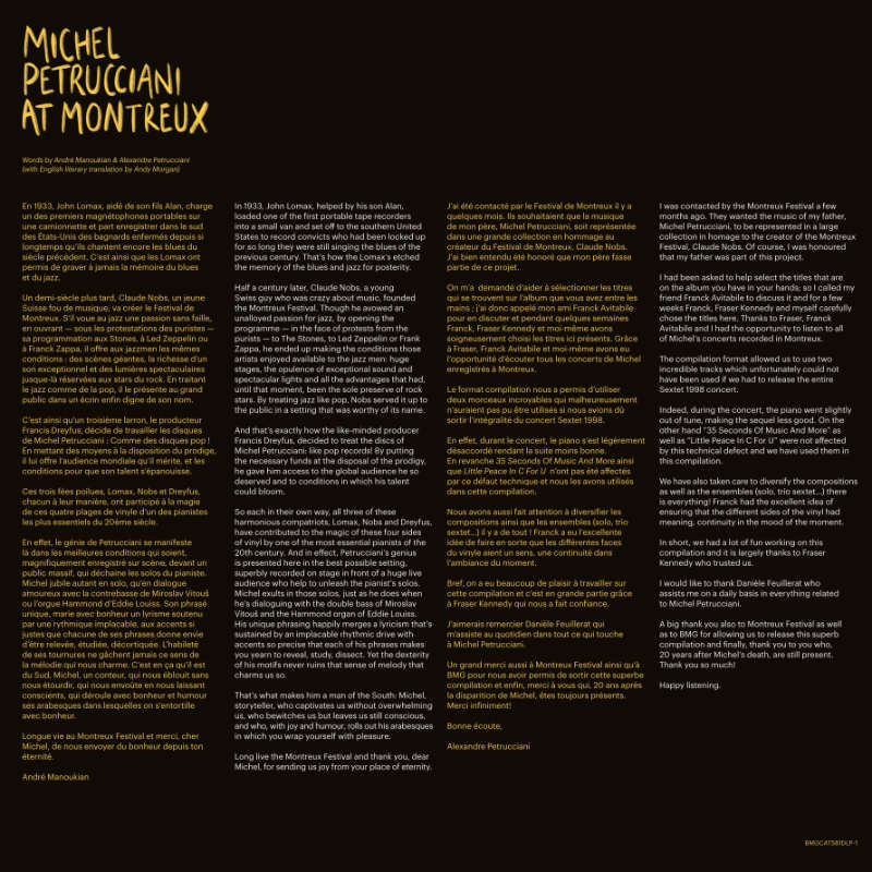 Michel Petrucciani The Montreux Years Inlay 4