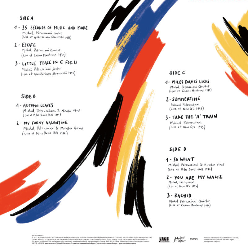 Michel Petrucciani The Montreux Years Cover Backside