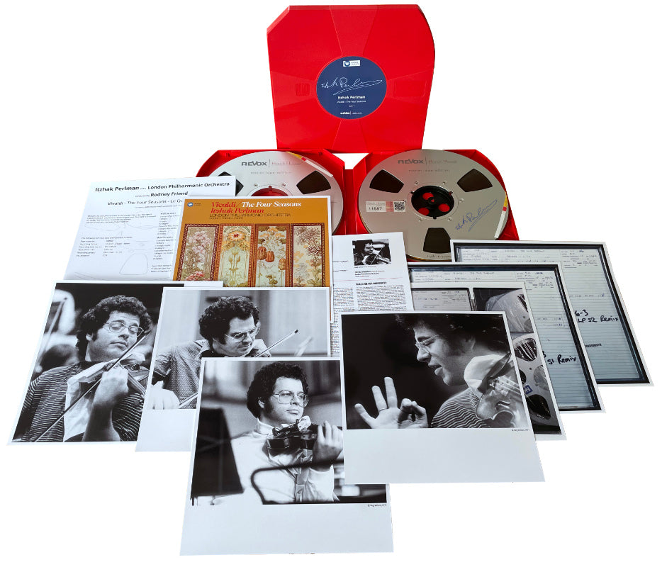 Itzhak Perlman Vivaldi Four Seasons Cover Limited Edition Master Tape