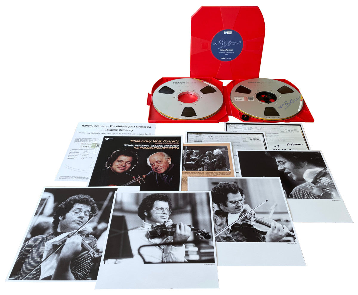 Itzhak Perlman Tchaikovsky Violin Concerto Limited Edition Master Tape