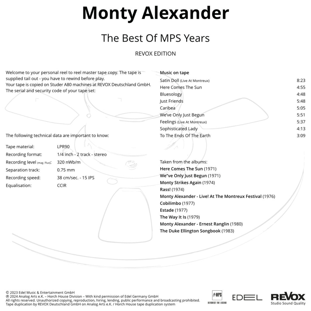 Monty Alexander - The Best Of MPS Years