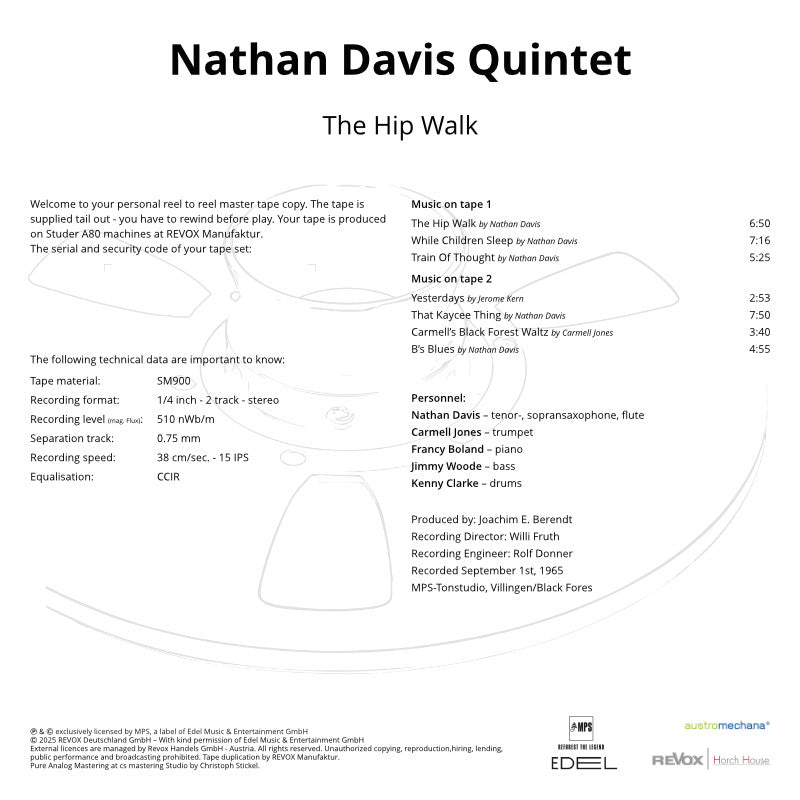 Nathan Davis The Hip Walk Credits