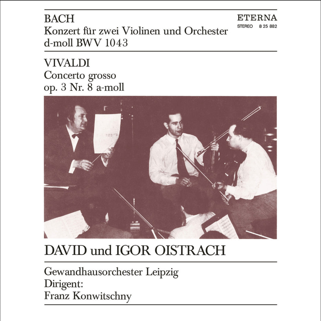 David and Igor Oistrach Bach Vivaldi Cover
