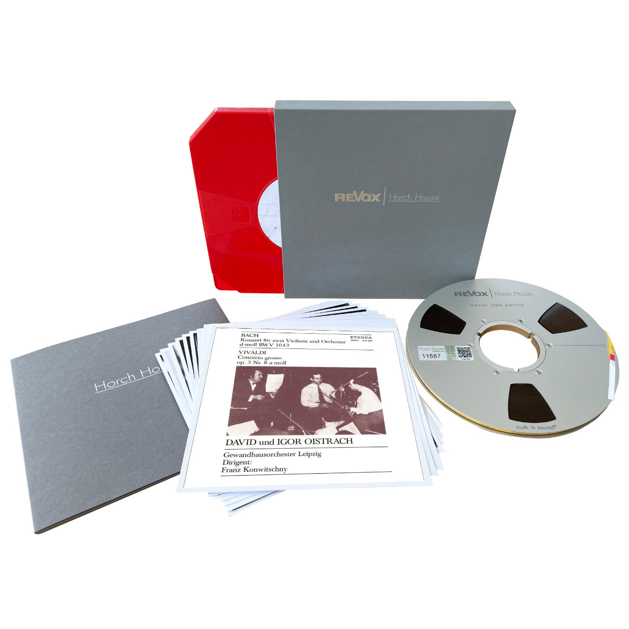 David and Igor Oistrach Bach Vivaldi Studio Master Tape