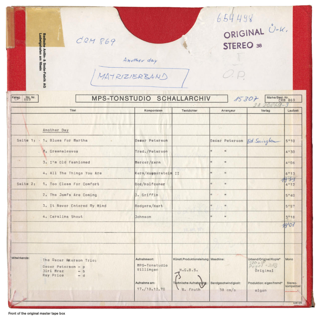 Oscar Peterson - Another Day