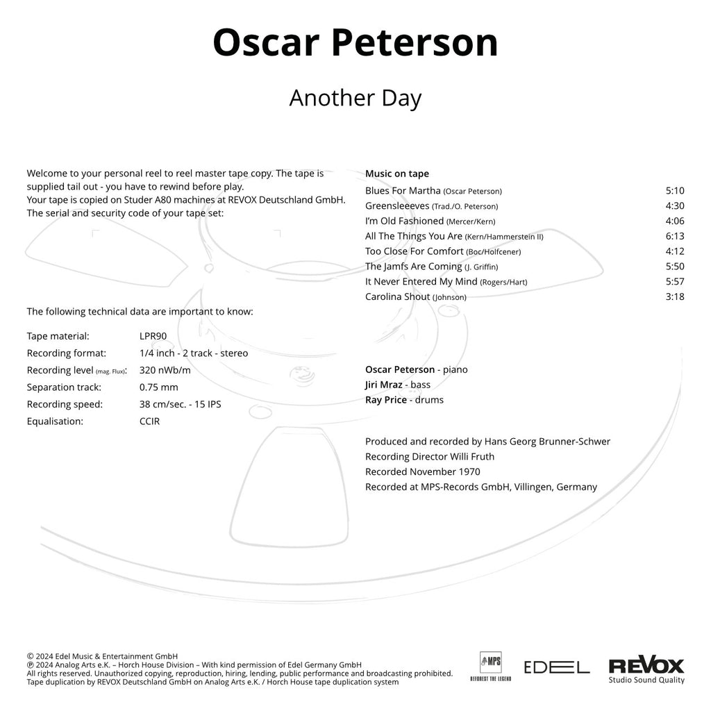 Oscar Peterson - Another Day