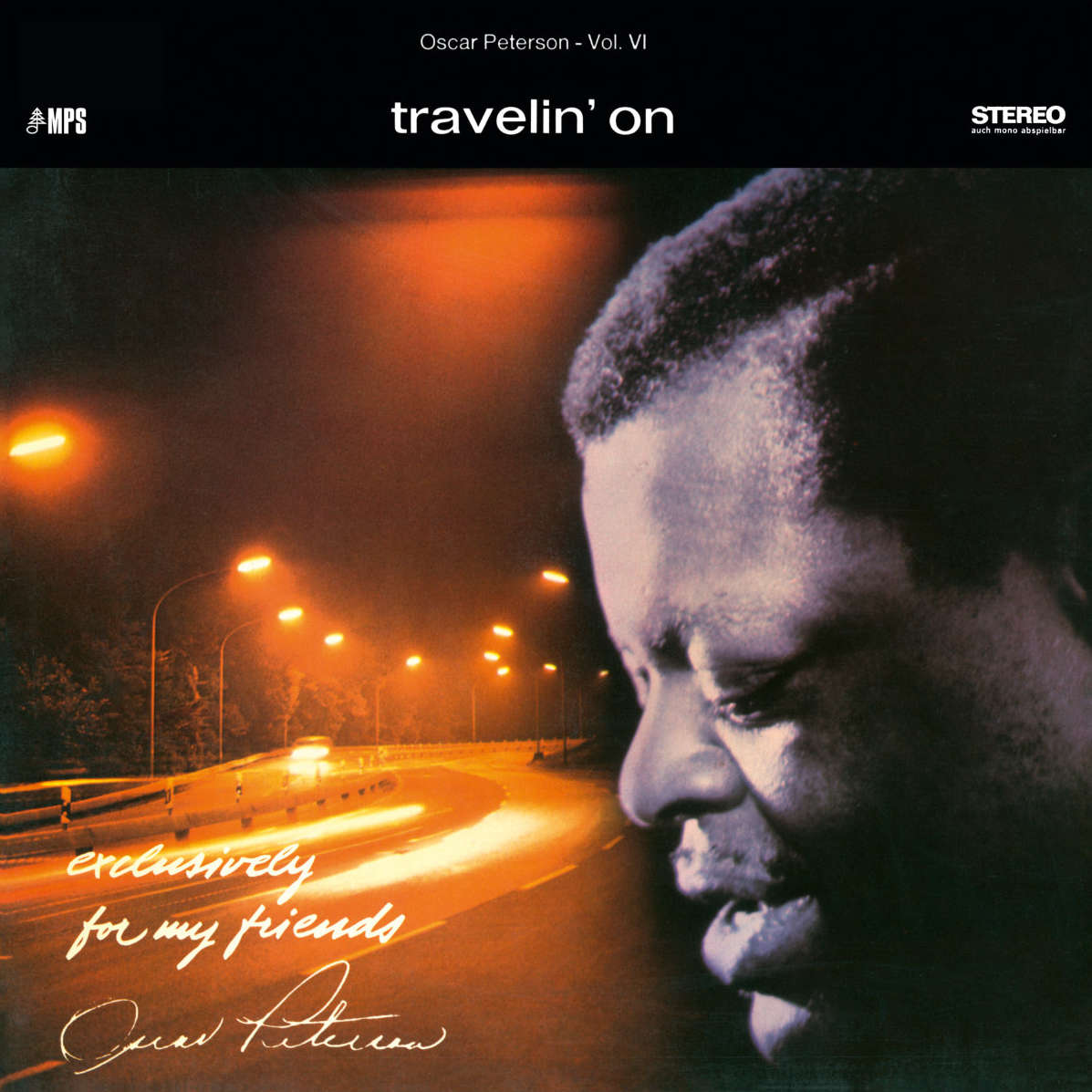 Oscar Peterson Travelin' On Cover