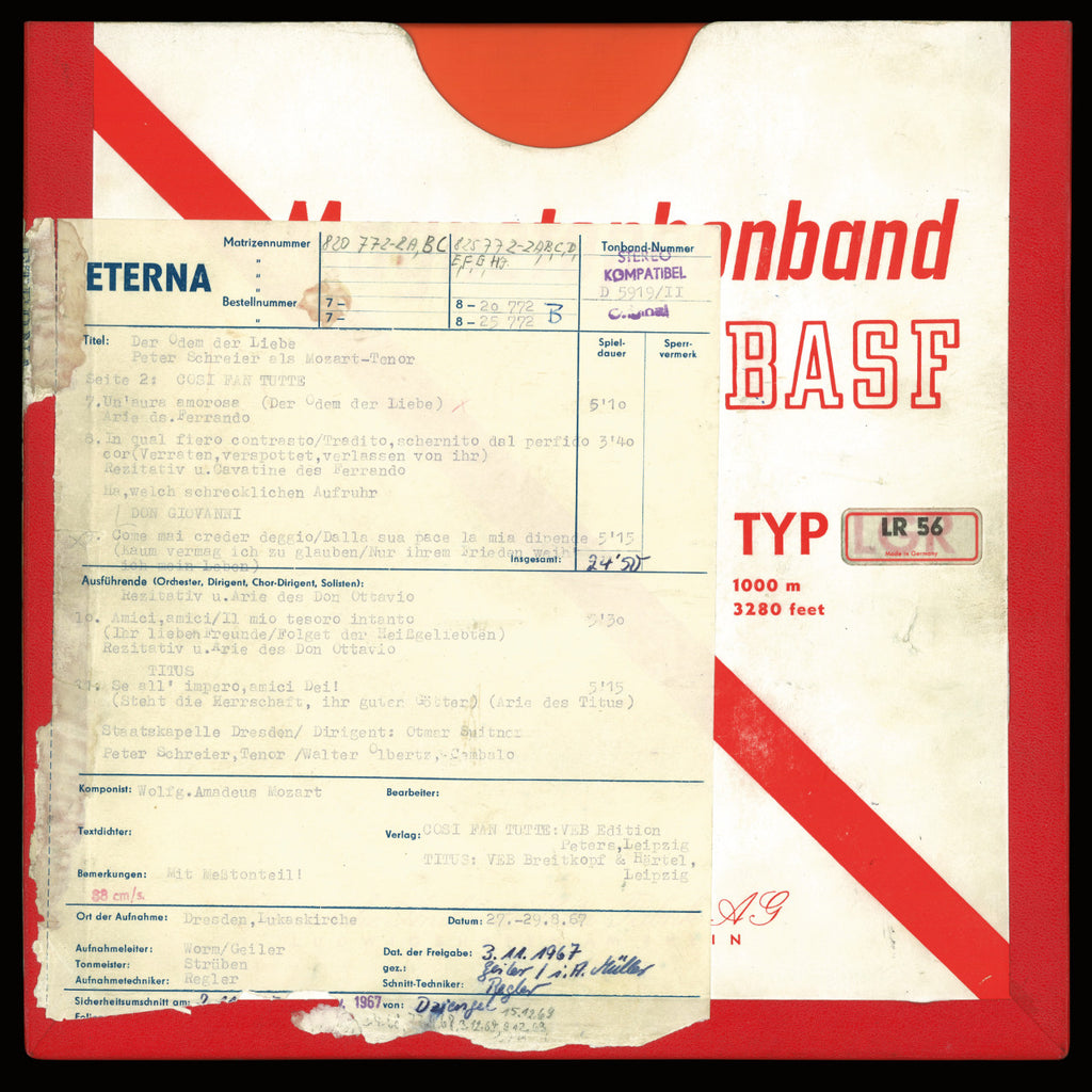 Peter Schreier Mozart Der Odem der Liebe Original Master Tape 2
