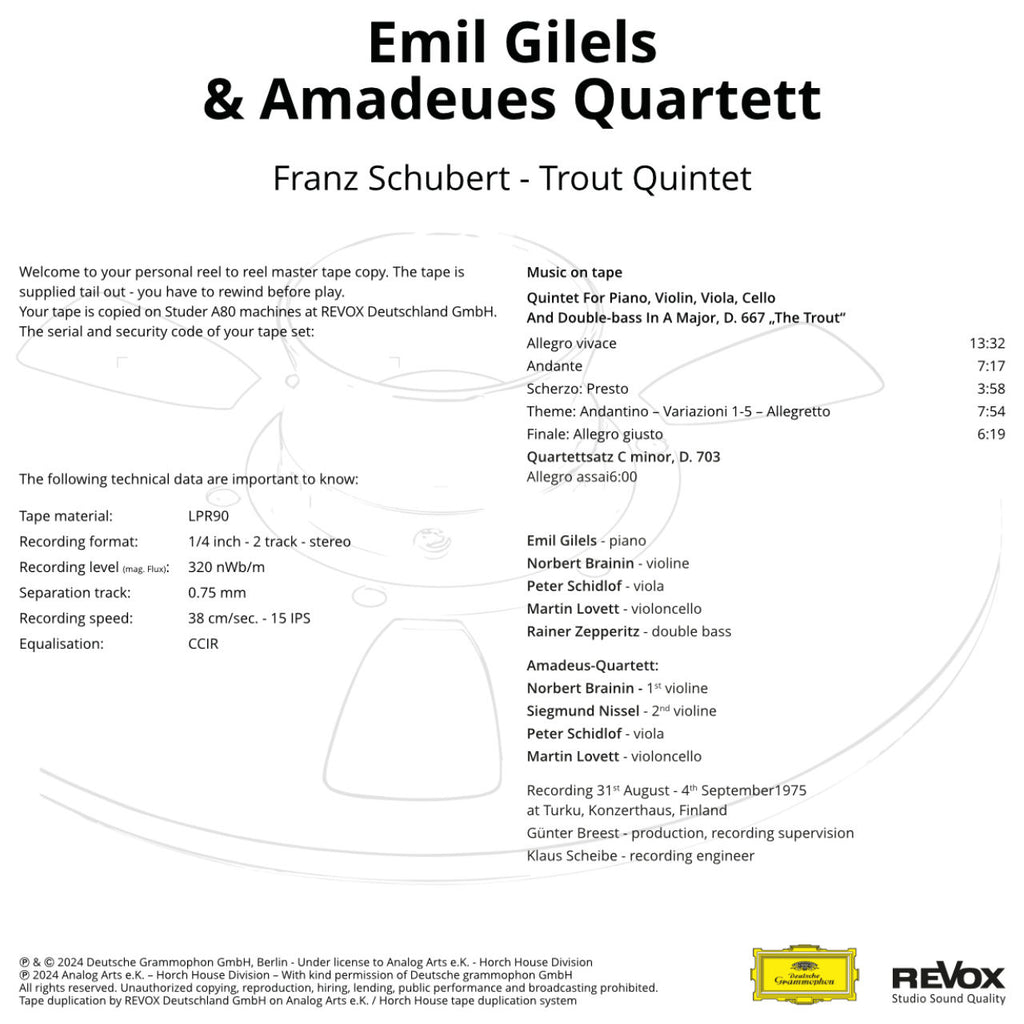 Franz Schubert - Trout Quintet