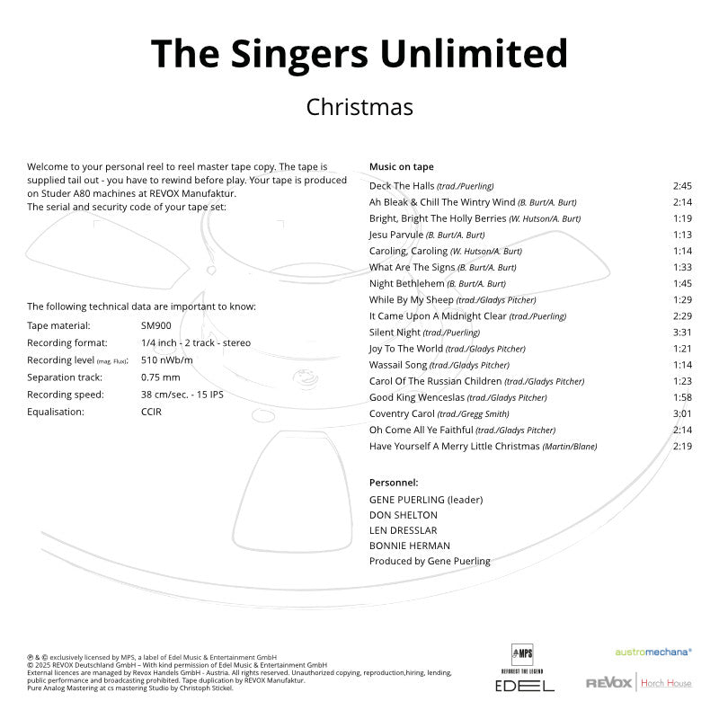 The Singers Unlimited Christmas Credits