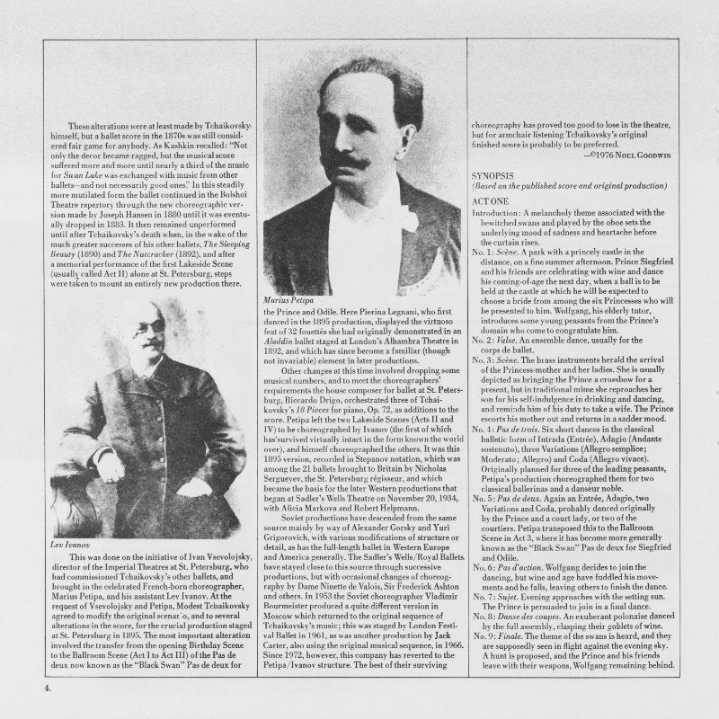 Tchaikovsky Swan Lake Inlay 4