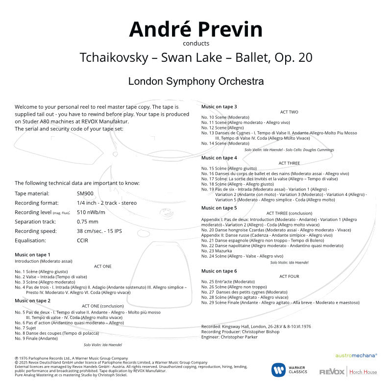 Tchaikovsky - Swan Lake
