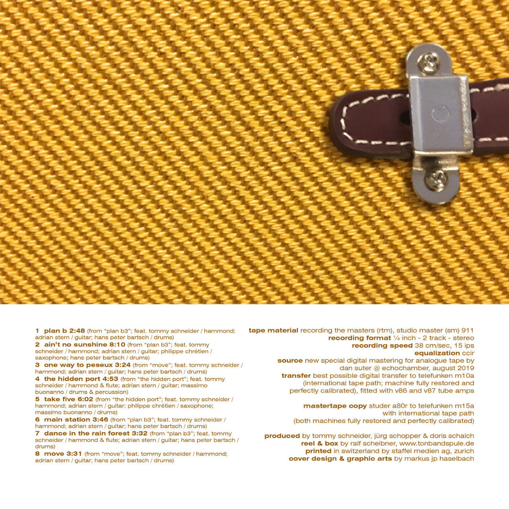 Tommy Schneider and Friends The Best Of Cover Backside