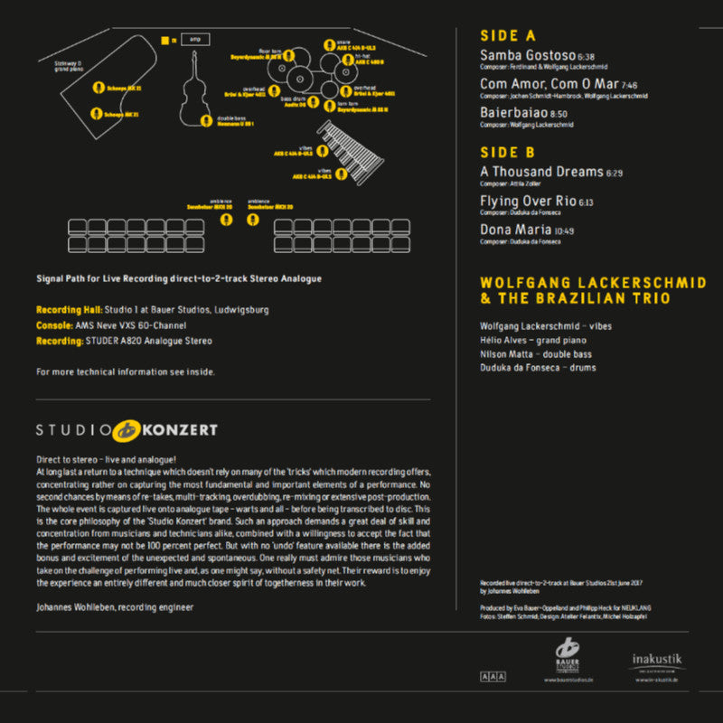 Wolfgang Lackerschmid & The Brazilian Trio - Studio Concert