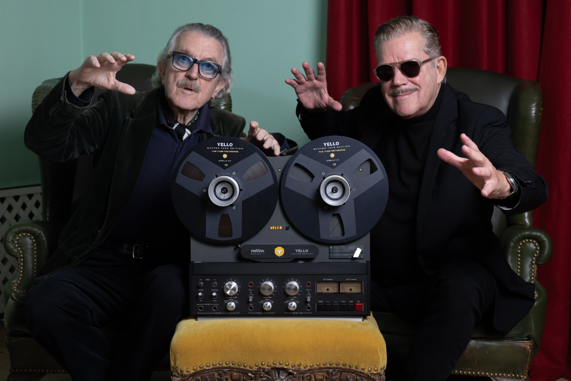 Boris Blank and Dieter Meier from Yello with Revox B77 MK II Yello Limited Edition